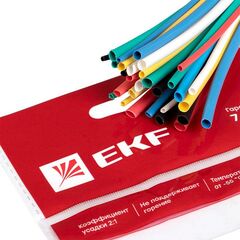 Набор трубок термоусадочных ТУТ 1/0.5; 1.5/0.75; 2/1; 2.5/1.25; 3/1.5 (6 цветов по 5шт 100мм) PROxima EKF tut-n-2-r • Купить по низкой цене в интернет-магазине СМЭК