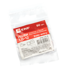 Наконечник штыревой втулочный изол. НШвИ 1.0-12 (уп.50шт) EKF nhvi-1.0-12 • Купить по низкой цене в интернет-магазине СМЭК