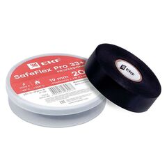 Изолента ПВХ 19мм (рул.20м) SafeFlex Pro 33+ EKF plc-iz-sfpro-b • Купить по низкой цене в интернет-магазине СМЭК