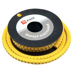 Маркер каб. 6.0кв.мм "0" (ЕС-3) (уп.350шт) EKF plc-KM-6-0 • Купить по низкой цене в интернет-магазине СМЭК