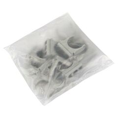 Держатель для труб (клипса) d20мм (уп.10шт) Plast PROxima EKF derj-z-20n-r • Купить по низкой цене в интернет-магазине СМЭК