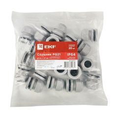 Сальник PG21 IP54 d отв. 27мм/d провод. 13-18мм PROxima EKF plc-pg-21-r • Купить по низкой цене в интернет-магазине СМЭК