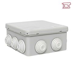 Коробка распаячная КМР-030-014 наружная с крышкой 100х100х55 АБС 8 мембранных вводов IP54 EKF plc-kmr-030-014 • Купить по низкой цене в интернет-магазине СМЭК