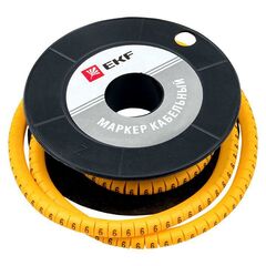 Маркер каб. 6.0кв.мм "6" (ЕС-3) (уп.350шт) EKF plc-KM-6-6 • Купить по низкой цене в интернет-магазине СМЭК