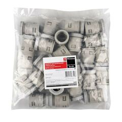 Коннектор для гофр. трубы 25мм (уп.25шт) Plast EKF kn-t-25 • Купить по низкой цене в интернет-магазине СМЭК