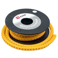 Маркер каб. 4.0кв.мм "7" (ЕС-2) (уп.500шт) EKF plc-KM-4-7 • Купить по низкой цене в интернет-магазине СМЭК