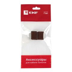 Соединитель 15х10 под темн. дерево Plast PROxima (уп.4шт) EKF cond-15-10x4 • Купить по низкой цене в интернет-магазине СМЭК