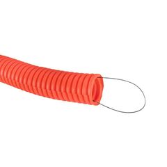 Труба гофрированная ПНД d32мм с протяжкой оранж. (уп.50м) Plast PROxima EKF tpnd-32-o • Купить по низкой цене в интернет-магазине СМЭК