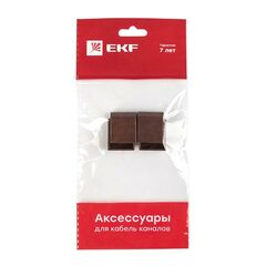 Заглушка 20х10 под темн. дерево Plast PROxima (уп.4шт) EKF ecd-20-10x4 • Купить по низкой цене в интернет-магазине СМЭК