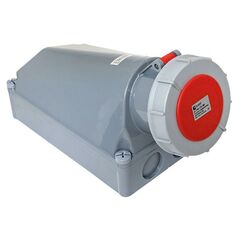 Розетка стационарная наружная 1452 3Р+РЕ+N 125А 380В IP67 PROxima EKF ps-1452-125-380 • Купить по низкой цене в интернет-магазине СМЭК