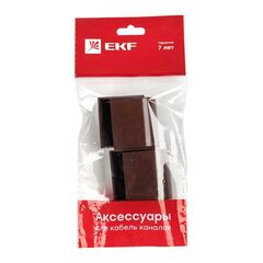 Заглушка 40х16 под темн. дерево Plast PROxima (уп.4шт) EKF ecd-40-16x4 • Купить по низкой цене в интернет-магазине СМЭК