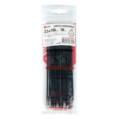 Хомут P6.6 2.5x150 FlexLock стандартный черн. (уп.50шт) PROxima EKF plc-fl-ctsb-2.5x150-r • Купить по низкой цене в интернет-магазине СМЭК