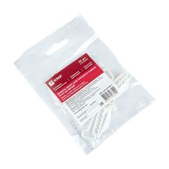 Дюбель-хомут d6х14мм для плоского кабеля белый (уп.10шт) PROxima EKF plc-cd-6x14w-r • Купить по низкой цене в интернет-магазине СМЭК