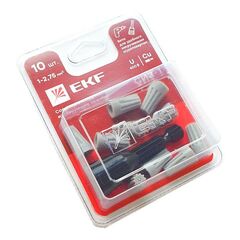 Соединитель проводов СИЗ-1 1-2.75кв.мм (блист.10шт) EKF plc-cc-3-b • Купить по низкой цене в интернет-магазине СМЭК