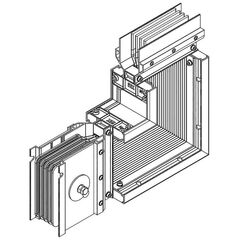 Секция угловая вверх 1600А Al 3L+N+PER IP55 тран. IEK LB-1600A4-35-F-LU • Купить по низкой цене в интернет-магазине СМЭК