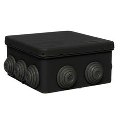 Коробка распаячная КМР-030-014 с крышкой 100х100х50 10 мембранных вводов IP55 черн. EKF plc-kmr2-030-014-b • Купить по низкой цене в интернет-магазине СМЭК