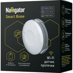 Датчик протечки воды умный NSH-SNR-W01-WiFi Smart Home Navigator 14549 • Купить по низкой цене в интернет-магазине СМЭК