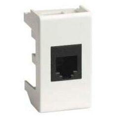 Розетка компьютерная 1-м 1мод. Viva RJ45 кат.5E бел. DKC 45038 • Купить по низкой цене в интернет-магазине СМЭК