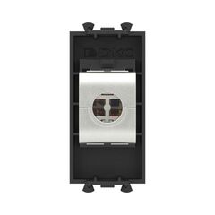 Розетка компьютерная 1мод. Avanti "Черный матовый" RJ45 кат.5E без шторок экранир. модульная механизм DKC 4412761 • Купить по низкой цене в интернет-магазине СМЭК