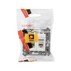 Розетка компьютерная 2-м СП Avanti "Белое облако" RJ45 кат.5E DKC 4400464 • Купить по низкой цене в интернет-магазине СМЭК