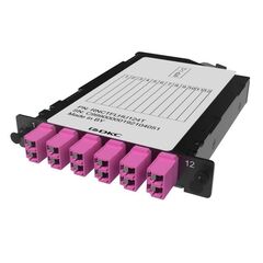 Кассета претерминированная 12ОВ 50/125 OM4 1xMTP(12)f/6xLC Duplex (с интегрированными шторками) 1/2 HU DKC RNCTFLHU124T • Купить по низкой цене в интернет-магазине СМЭК