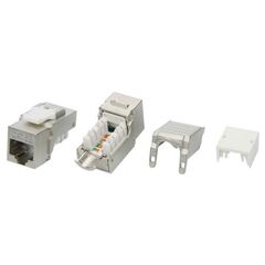 Модуль Keystone RJ45 CAT5E экранир. 90град. (форм-фактор S10) серебр. DKC RNK5EF90SL • Купить по низкой цене в интернет-магазине СМЭК