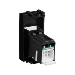 Розетка компьютерная 1мод. Avanti "Черный квадрат" RJ45 кат.5E модульная DKC 4402461 • Купить по низкой цене в интернет-магазине СМЭК