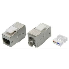 Модуль Keystone RJ45 CAT5E экранир. 90град. (форм-фактор S19) серебр. DKC RNK5EF90TL • Купить по низкой цене в интернет-магазине СМЭК