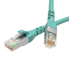 Патч-корд экранированный CAT6A S/FTP 4х2 LSZH  10м бирюз. DKC RN6ASF4500AQ • Купить по низкой цене в интернет-магазине СМЭК