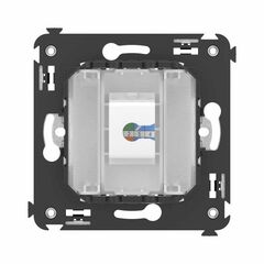 Розетка телефонная 1-м СП Avanti "Белое облако" RJ12 без шторок механизм DKC 4400613 • Купить по низкой цене в интернет-магазине СМЭК