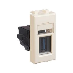 Розетка USB 3.0 1мод. Avanti "Ванильная дымка" тип А-А модульная DKC 4405301 • Купить по низкой цене в интернет-магазине СМЭК
