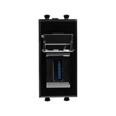 Розетка USB 3.0 1мод. Avanti "Черный квадрат" тип А-А модульная DKC 4402301 • Купить по низкой цене в интернет-магазине СМЭК