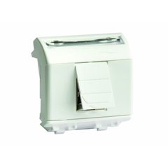 Розетка мультимедийная Brava 2мод. USB 3.0 со шторкой сл. кость DKC 75302S • Купить по низкой цене в интернет-магазине СМЭК