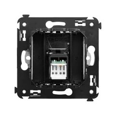 Розетка компьютерная 1-м СП Avanti "Черный матовый" RJ45 кат.6 DKC 4412293 • Купить по низкой цене в интернет-магазине СМЭК