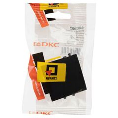 Вывод кабеля модульный Avanti "Черный квадрат" 2мод. DKC 4402982 • Купить по низкой цене в интернет-магазине СМЭК