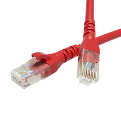 Патч-корд неэкранированный кат.5е U/UTP 4х2 LSZH 2м красн. DKC RN5EUU4520RD • Купить по низкой цене в интернет-магазине СМЭК