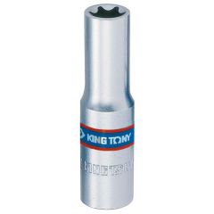 KING TONY Головка торцевая TORX Е-стандарт 3/8", E18, L = 63 мм • Купить по низкой цене в интернет-магазине СМЭК