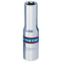 KING TONY Головка торцевая TORX Е-стандарт 3/8", E11, L = 63 мм • Купить по низкой цене в интернет-магазине СМЭК
