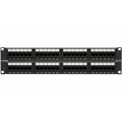 Патч-панель 19дюйм 2UCAT5E 48 портов RJ45 неэкранированная DKC RN5PPU242 • Купить по низкой цене в интернет-магазине СМЭК