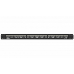 Патч-панель 19дюйм 1UCAT5E 24 модуля RJ45 экранированная DKC RN5PPF24 • Купить по низкой цене в интернет-магазине СМЭК
