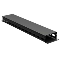 Органайзер кабельный 19дюйм с крышкой 2U глубина 40 мм RAL9005 DKC R5CP1942HEB • Купить по низкой цене в интернет-магазине СМЭК
