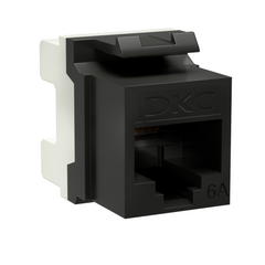 Модуль Keystone RJ45 CAT6А не экранированный 180град. черн. DKC RNK6AU180BK • Купить по низкой цене в интернет-магазине СМЭК