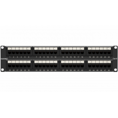 Патч-панель 19дюйм 2UCAT6 48 портов RJ45 неэкранированная DKC RN6PPU242 • Купить по низкой цене в интернет-магазине СМЭК