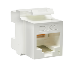Модуль Keystone RJ45 CAT6 не экранированный 180град. бел. DKC RNK6U180WH • Купить по низкой цене в интернет-магазине СМЭК