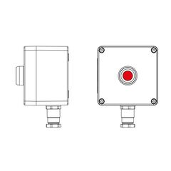 Пост управления взрывозащищенный из полиэстера CPE-P-03-(1xP1R(11))-1xKH2MHK(C)1Ex d e IIC Т5 Gb / Ex tb IIIC T95град.C Db IP66/КЗ DKC 2231.031.22.121 • Купить по низкой цене в интернет-магазине СМЭК