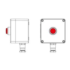 Пост управления взрывозащищенный из полиэстера CPE-P-03-(1xLR(250))-1xKH2MHK(C)1Ex d e IIC Т5 Gb / Ex tb IIIC T95град.C Db IP66/КЗ DKC 2231.031.22.121 • Купить по низкой цене в интернет-магазине СМЭК