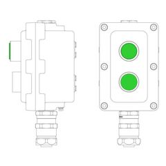 Пост управления взрывонепроницаемый из алюминия LCSD-02-B-MB-L1G(220)x1-P1G(11)x1-PBMB-ANP15BMB DKC LCSD21000089 • Купить по низкой цене в интернет-магазине СМЭК