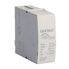 Модуль сменный к УЗИП класс I+II L-N N-PE 50кА (10/350) DKC NX1201 • Купить по низкой цене в интернет-магазине СМЭК