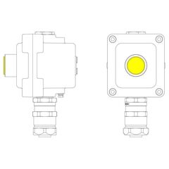 Пост управления взрывонепроницаемый из алюминия LCSD-01-B-MC-L1Y(220)x1-PCMB-KAEPM3MHK-20 DKC LCSD21000046 • Купить по низкой цене в интернет-магазине СМЭК