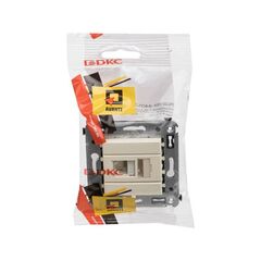 Розетка компьютерная 1-м СП Avanti "Ванильная дымка" RJ45 кат.6 DKC 4405293 • Купить по низкой цене в интернет-магазине СМЭК